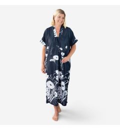Navy Floral Kaftan