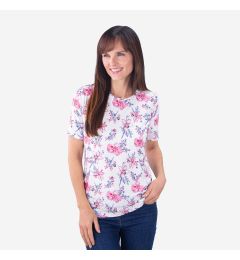 Ladies Coral Flower Top