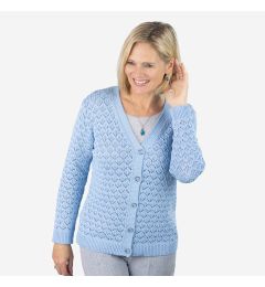 Crochet Effect Summer Cardigan