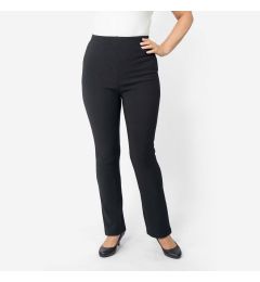 Ladies Pull-On Ribbed Bootcut Trousers