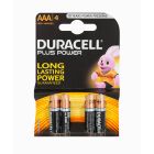 Pack of 4 Duracell AAA Batteries