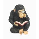 Reading Chimp Ornament
