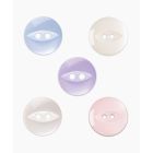 Polyester Fish Eye Button 11mm