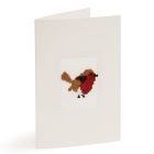 Cross Stitch Card - Robin 