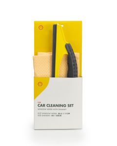 Shell Window Cleaning Set - Wiper & Shammy