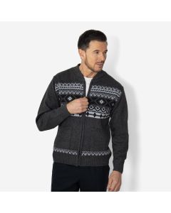 Men's Zip Cardigan with Pockets