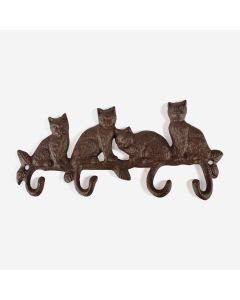 Cast Iron Hanger - Cat Tails