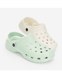 Ladies Fur Lined Clogs