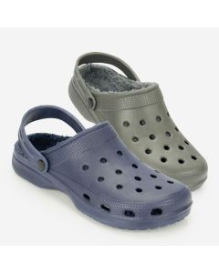 Mens Fur Lined Clogs