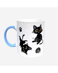 Lucky the Black Cat Mug