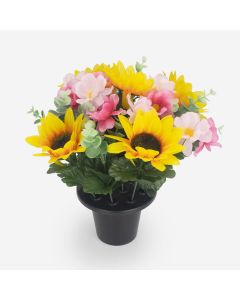 Sunflower Gravepot