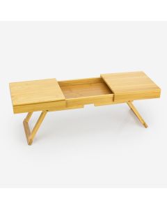 Bamboo Desk Rack With Storage 