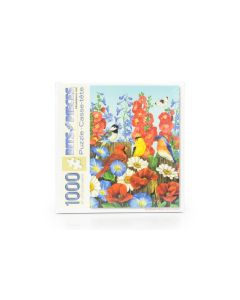 1000pc Jigsaw - Hollyhock Fence