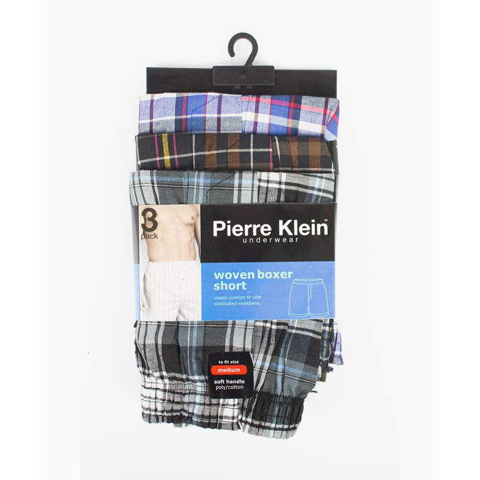 Woven Boxers, 3-Pack