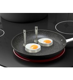 Set of 2 Non-Stick Egg Rings