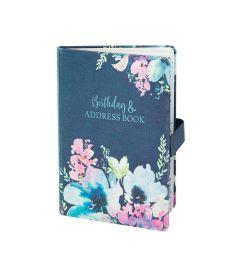 Address & Birthday Book - Floral
