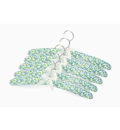 Padded Coat Hangers PK5 - Beautiful Blue