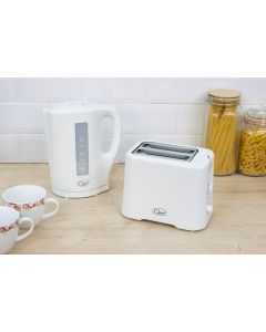 2 Slice Toaster - White
