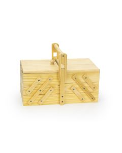 Extending Wood Sewing Box