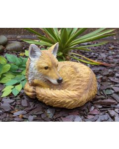 Curled Up Fox Ornament