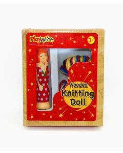 Wooden Knitting Nancy Doll