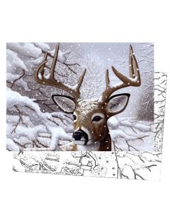 Painting by Numbers - Dancing Snow Deer