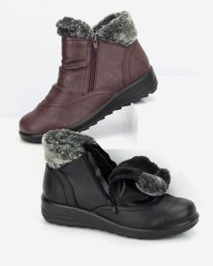 Blanca - Ladies Double Zip Ankle Boot