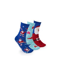 Ladies Christmas Socks - 3 Pack
