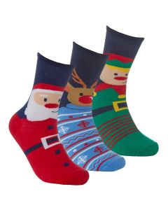 Ladies Christmas Socks - 3 Pack