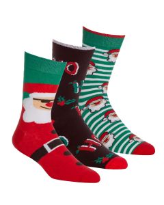 Mens Christmas Socks - 3 Pack