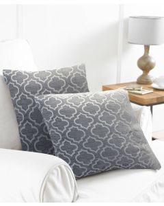 Grey Textured Cushion Covers