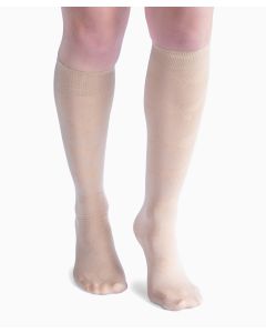 Butterfly Compression Knee Highs - 2 Pairs Nude 