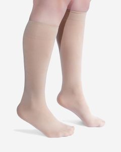Butterfly Compression Knee Highs - 2 Pairs Nude 