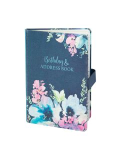 Address & Birthday Book - Floral