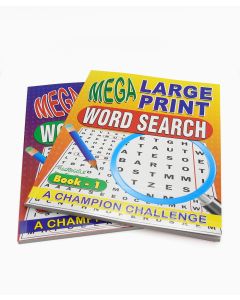 Word Search Large Print - Set of 2