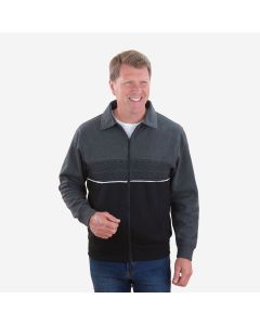 Men's Two-Tone Zipped Jacket