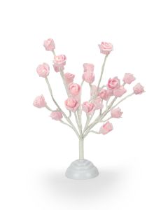 24 LED Rose Tree Light - Pink