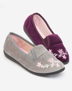 Dorothy - Embroidered Slipper