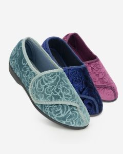 Doreen Ladies Wide Fit Slipper