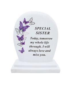 Butterfly Plaque - Sister