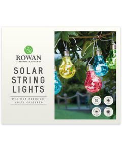Solar Bulb String Lights Multi x10    