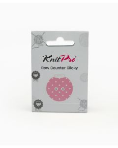 Clicky Row Counter - Pink Spots