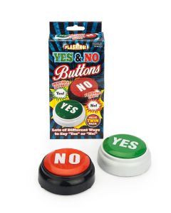 Novelty Light up Button Yes/No