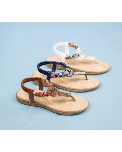 Aritha - Toe Post Plaited Sandal