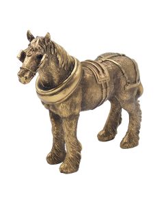 Bronze Effect Shire Horse Ornament