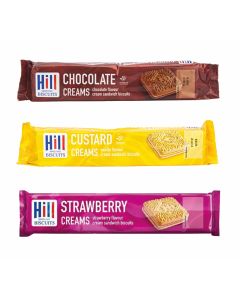 Hills Biscuit Pack (Choc/Custard/Strawberry)