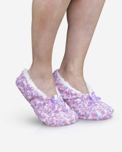 Ladies Slipperette with Grippers