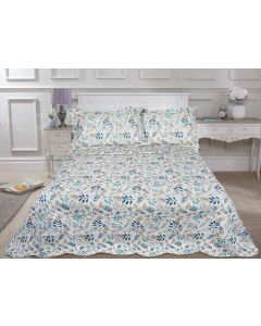 Printed Patchwork Quilted Bedspread - Fernley