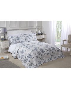 Printed Patchwork Quilted Bedspread - Wordsworth