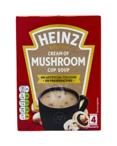 Heinz Cup Soup Mushroom 4x17.5g